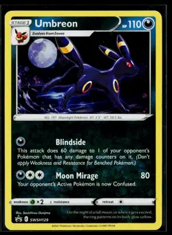 SWSH: Sword & Shield Promo Cards #SWSH129 Umbreon NM - Image 1