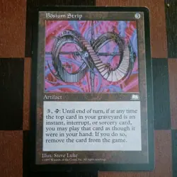 Mtg Bosium Strip LP/NM Weatherlight Card Reserved List Rare - Image 1