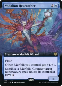 Vodalian Hexcatcher Extended Art Dominaria United NM MTG - Image 1
