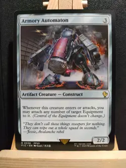 Armory Automaton - Final Fantasy Commander - Rare - NM (see pics) MTG - Image 1