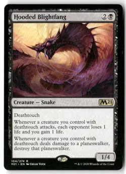 Core Set 2021 #104 Hooded Blightfang - Image 1