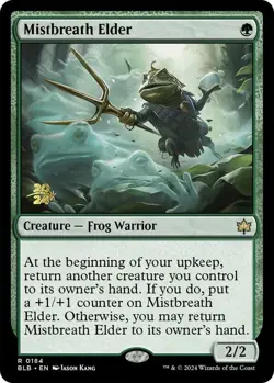 Mistbreath Elder - Foil - Prerelease Promo Light Play, English Magic the Gatheri - Image 1