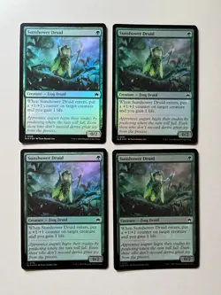 Sunshower Druid FOIL 4X Bloomburrow (BLB) NM X4 - Image 1