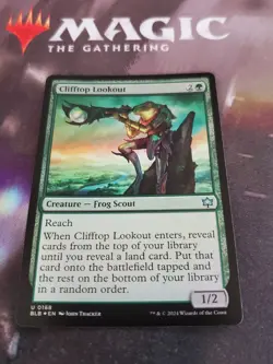 Mtg. 4x Clifftop Lookout. Foil. Bloomburrow. Pack Fresh - Image 1