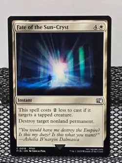 MTG, Fate of the Sun-Cryst, C, Final Fantasy, FIN, NM/MINT, 0019 - Image 1