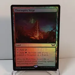 Magic: The Gathering Thornspire Verge 0270 DSKM Foil Rare Land - Image 1