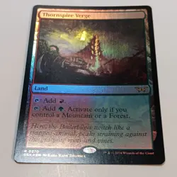 Magic: The Gathering Thornspire Verge 0270 DSKM Foil Rare Land - Image 3