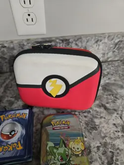 370 Pokemon Lot Of Cards With Case And Tins Read Description - Image 3