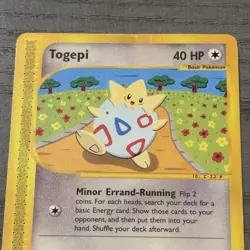 Pokemon Aquapolis 114/147 Togepi - Common 2002 DMG Damaged Condition - Image 2