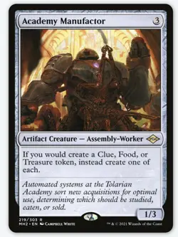mtg magic Academy Manufactor ENGLISH Fabricateur de l'academie modern horizons 2 - Image 1