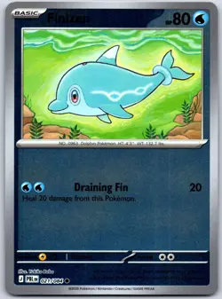Finizen 021/084 Common Pitch Black Pokemon Reverse Holo Near Mint - Image 1