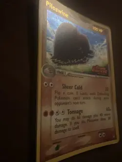 Piloswine 13/109 Holo Team Rocket Returns Pokemon Card 2004 heavily played - Image 3