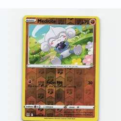 Meditite 099/196 Common Lost Origin Pokemon Reverse Holo Near Mint - Image 1