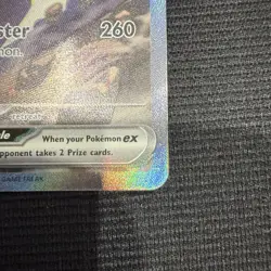 Pokemon TCG Cynthia's Garchomp ex 232/182 Special Illustration Rare - Image 2