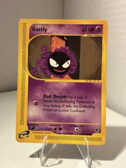 Pokemon TCG Gastly 109/165 Expedition Base Set Regular Common e-Reader 2002 - Image 2