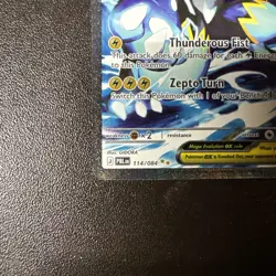 Pokemon ME05 Pitch Black Mega Zeraora ex 114/086 Special Illustration Rare NM - Image 2