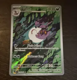 Pokemon Company Arbok 176/162 SV05 Temporal Forces Illus Rare Holo - Image 1