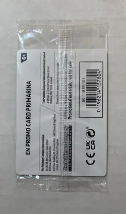 Primarina Holo Foil Stamped 30th B&N Promo - Sealed - Pitch Black ME05 Pokemon - Image 2