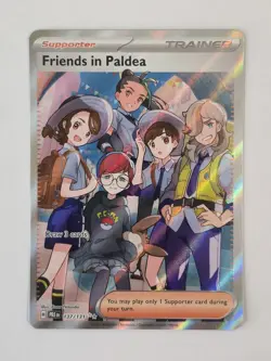 Pokemon TCG Friends in Paldea 137/131 Sv: Prismatic Evolutions Ultra Rare - Image 1