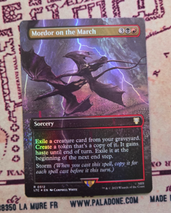 MTG Foil Mordor on the March Lord of the Rings Tales of Middle Earth NM - Image 1
