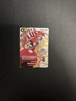 Round 1 MONKEY D LUFFY One Piece TCG Promo OP16-095 - ENGLISH - NM/MT - Image 1