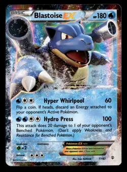 Blastoise EX 17/83 EX Rare Holo Generations Pokemon Card - Image 2
