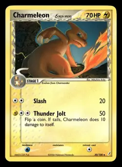 Charmeleon 30/100 Uncommon Crystal Guardians Pokemon Card - Image 2