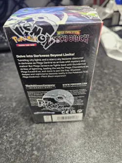 Pokemon Mega Evolutions Pitch Black Trading Cards 18 Packs Sealed FAST DISPATCH - Image 2