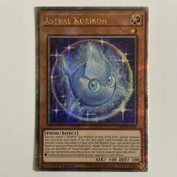 Astral Kuriboh RA04-EN040 Quarter Century Secret Rare 1st Ed Yugioh Tcg NM Card! - Image 1