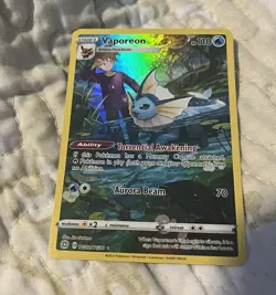 Pokemon Company Vaporeon TG02/TG30 SWSH09 Brilliant Stars UR Holo EN HP110 2022 - Image 1