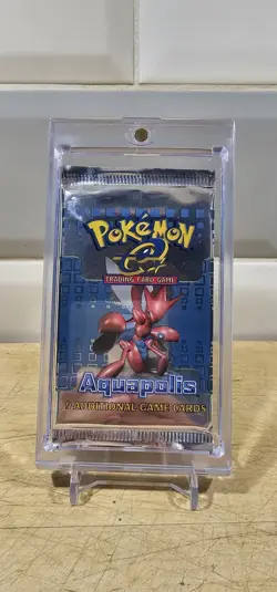 Pokemon Aquapolis Booster Pack – Heavy - WOTC – Sealed – e‑Series – Vintage - Image 1