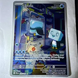 Pokemon Card: Eiscue 205/193 SV02 Paldea Evolved Illustration Rare Holo EN - Image 1