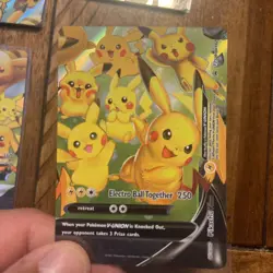 Pokemon Pikachu V-Union 4 Cards SWSH Sword & Shield Promo Cards Holo TCG - Image 5