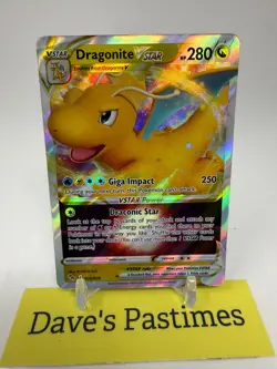 Dragonite VSTAR 050/078 Holo VSTAR Rare Pokemon GO Pokemon Near Mint P7 - Image 1