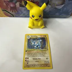Pokemon Machamp Base Set 8/102 Holo Rare 1st Edition 100 HP English 1999 WOTC - Image 1