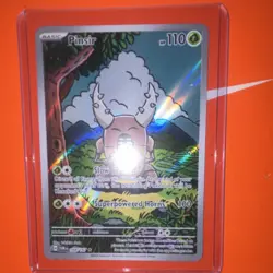 Pokemon TCG Pinsir 168/167 Full Art Twilight Masquerade Illus Rare Holo 110HP - Image 2