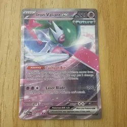 Pokemon - 089/182 - Iron Valiant ex - Paradox Rift - Image 1