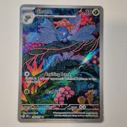 Pokemon TCG Gloom 198/197 Sv: Obsidian Flames IR Illustration Rare Holo EN - Image 1