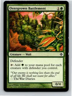 Magic the Gathering Overgrown Battlement Rise of the Eldrazi MTG Free Shipping! - Image 1