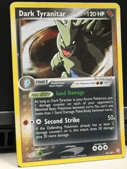 Pokemon TCG Dark Tyranitar Deck Exclusives 020/109 Holo Rare English 120HP 2004 - Image 2