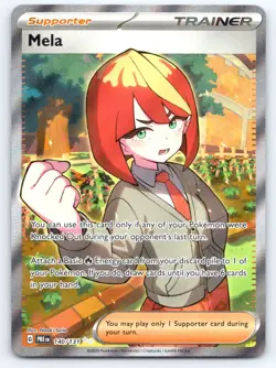 Pokemon TCG SV: Prismatic Evolutions Mela 140/131 Ultra Rare 2025 - Image 1