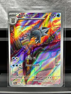 Arctibax 209/193 Paldea Evolved IR Holo Full Art 2023 EN Pokemon (NM) - Image 1