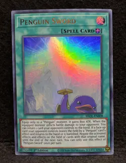Yu-Gi-Oh! TCG, Penguin Sword, Brothers Of Legend BROL-EN008 1st Ed. Ultra Rare - Image 1