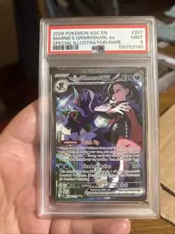 Pokemon Marnie's Grimmsnarl EX Special Illustration Rare #287 Ascended Heros NM - Image 1