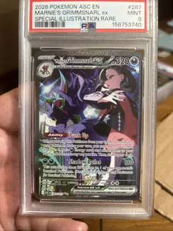 Pokemon Marnie's Grimmsnarl EX Special Illustration Rare #287 Ascended Heros NM - Image 3