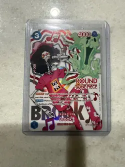 Round 1 Brook English One Piece Promo Op11-056 - Image 1