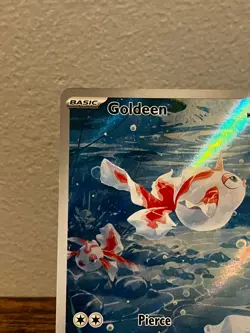 Goldeen Pitch Black 87/84 IR Pokemon TCG Pack Fresh NM - Image 2