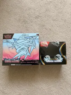 Pokemon TCG: Chaos Rising Pokemon Centre ETB and 36 Pack Booster Box Sealed NEW - Image 1