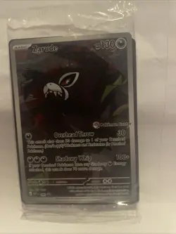 Zarude Pokemon Center Stamped Promo Sealed Pokemon Card - Image 1