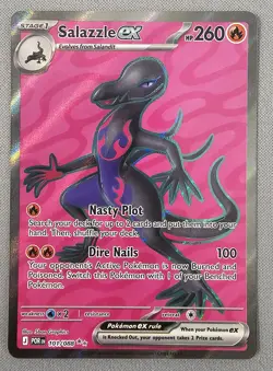Pokemon TCG Mega Evolutions Perfect Order 101/088 Salazzle EX UR - Image 1